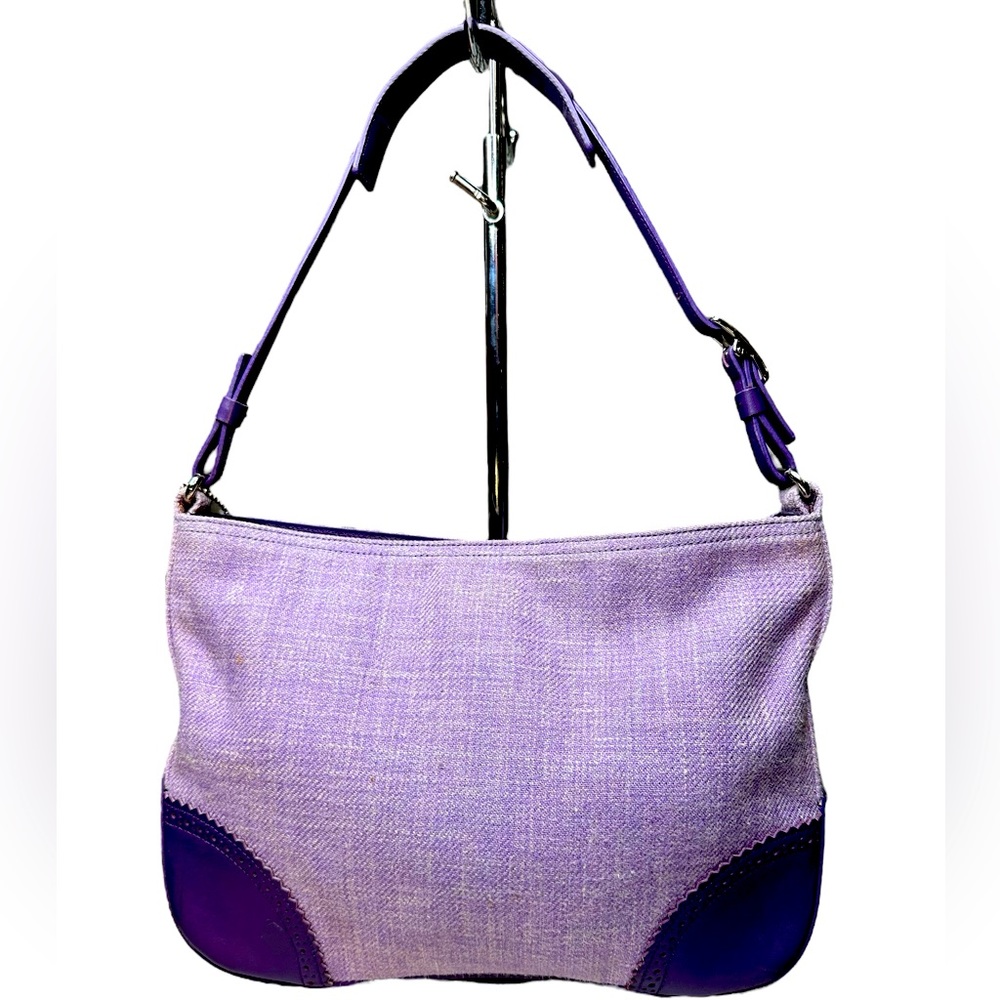 EUC Vintage Coach Purple Bag Y2K 8146